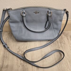 Coach F57563 Mini Kelsey Satchel in Baby Blue